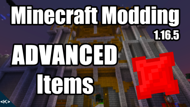 ADVANCED ITEMS in Minecraft 1.16.5 with Forge