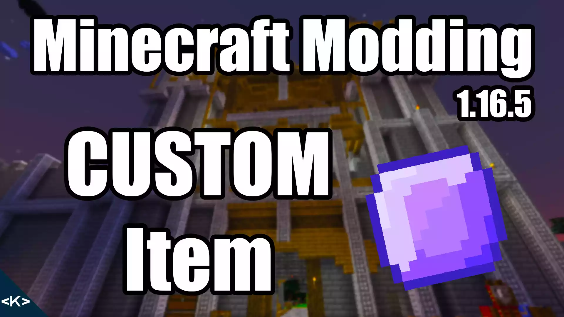 Custom Items Minecraft Modding 1.16.5